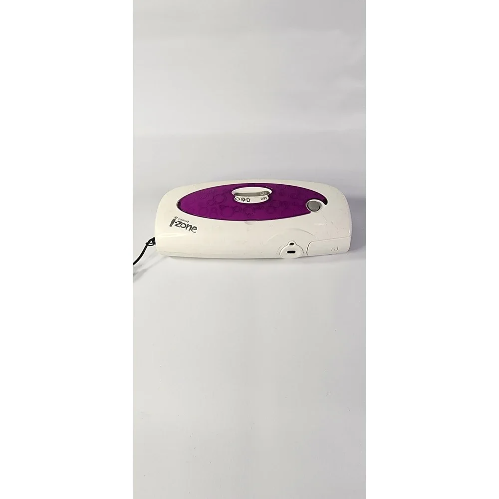 Polaroid i-Zone Instant Pocket Camera White Purple Bubble Pattern Vintage Y2K